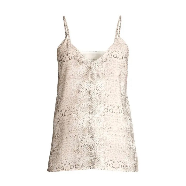 Brochu Walker Mixed Animal Print Adjustable Strap Lined Camisole Tank Top XS