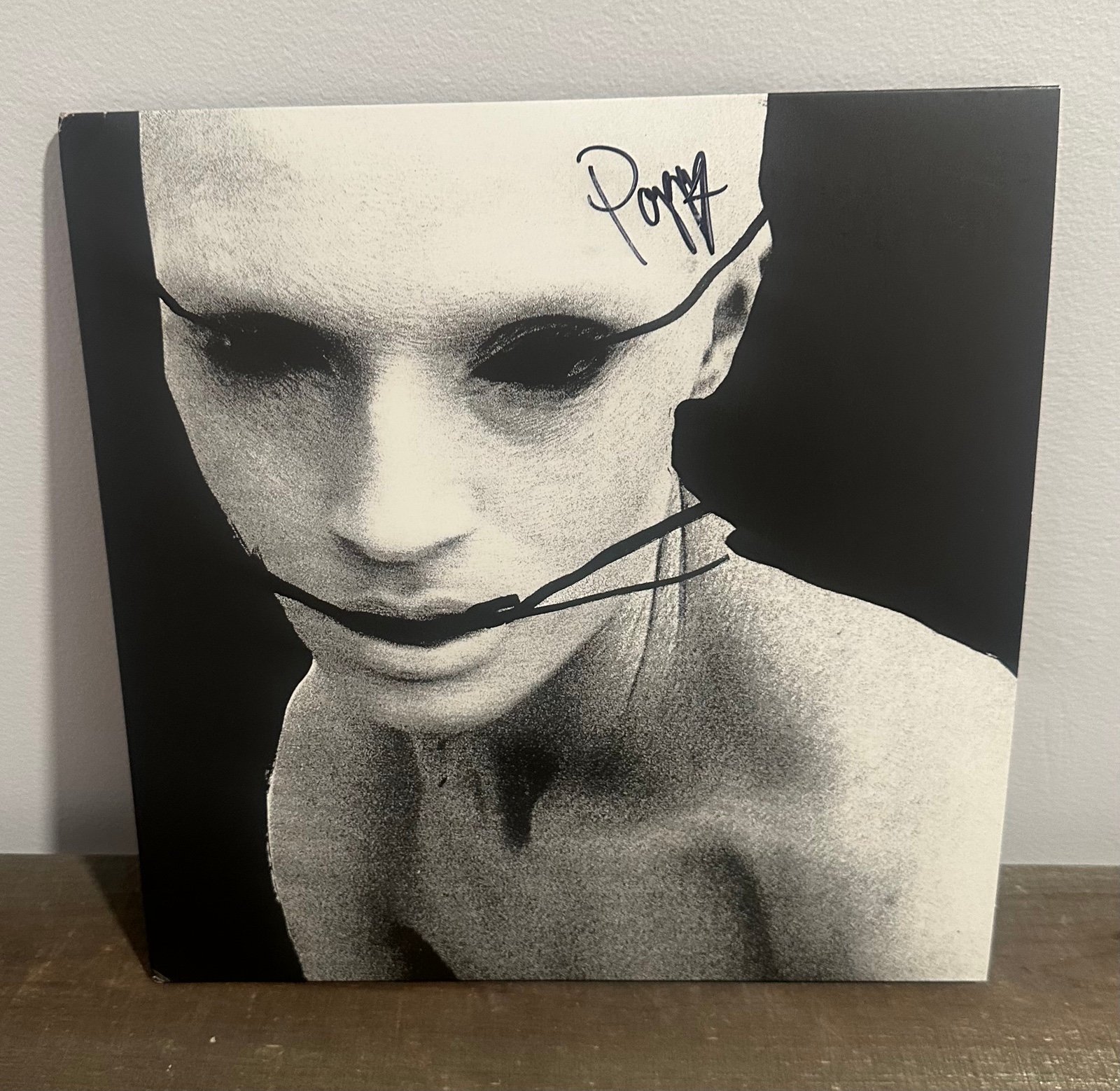 Poppy I Disagree More Red/Bone Splatter 2LP Signed/ Autographed