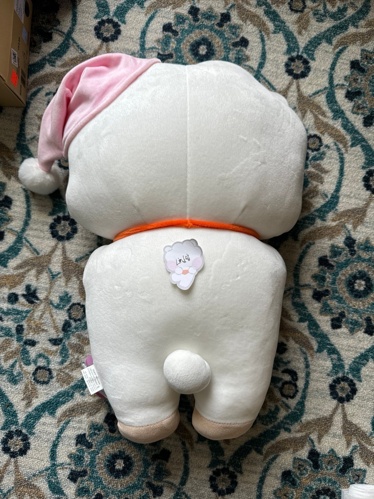 Bt21 Rj sleeping Plush - detail