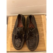 Twisted X Women's Embossed Floral Driving Mocs - Moc Toe -Size 6.5