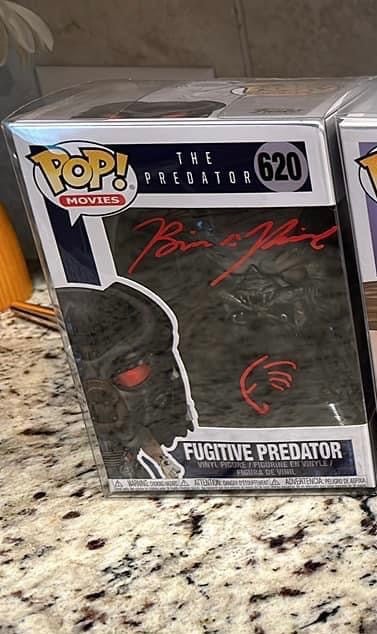 Brian A. Prince autographed signed inscribed Funko Pop #620 The Predator JSA COA