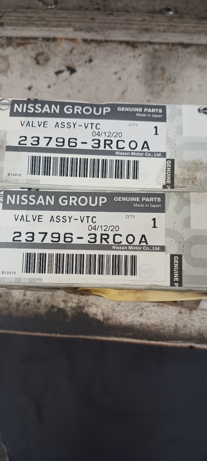 Nissan V8 Valve advance solenoids