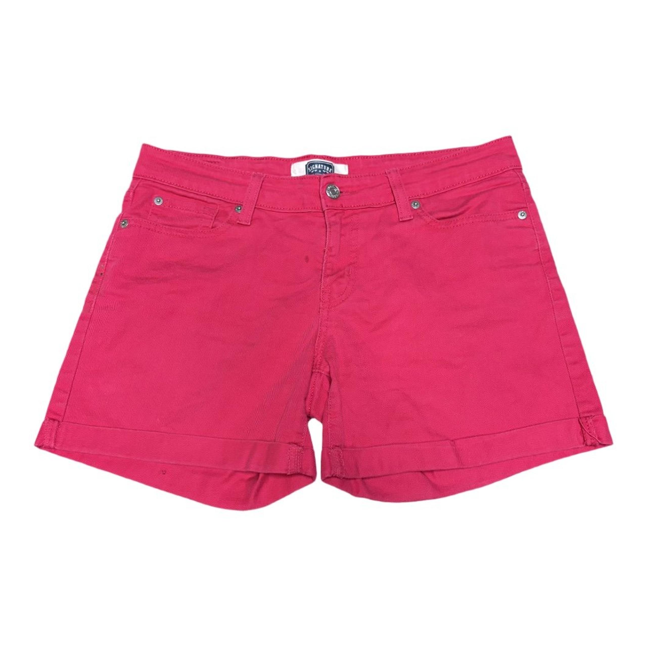 Vintage Levi Strauss & Co Vibrant Hot Pink Denim Jean Short Shorts
