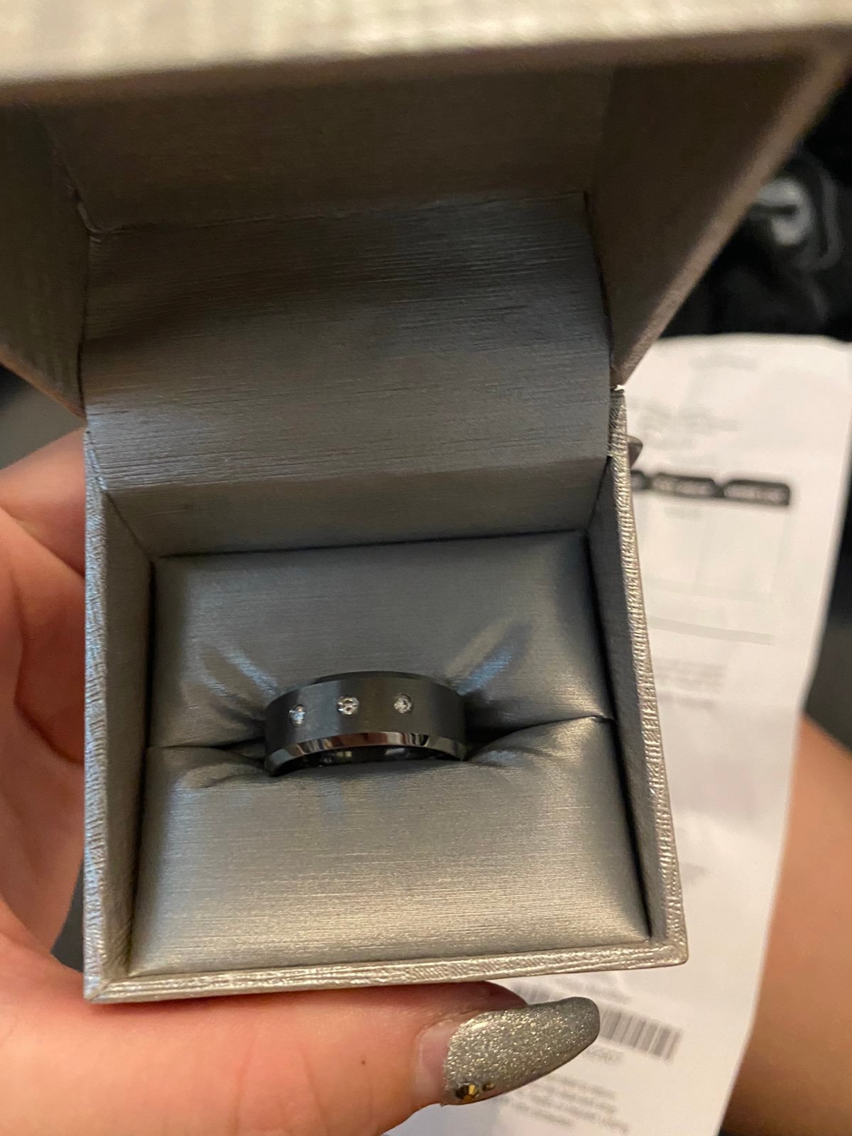 Zales Triton Mens Wedding Band
