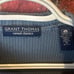 Grant Thomas %100 cotton men’s striped sweater size medium