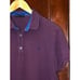 ETRO PURPLE COTTON MESH S/S SLIM POLO SHIRT XL MADE IN ITALY PAISLEY FLIP COLLAR