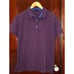 ETRO PURPLE COTTON MESH S/S SLIM POLO SHIRT XL MADE IN ITALY PAISLEY FLIP COLLAR