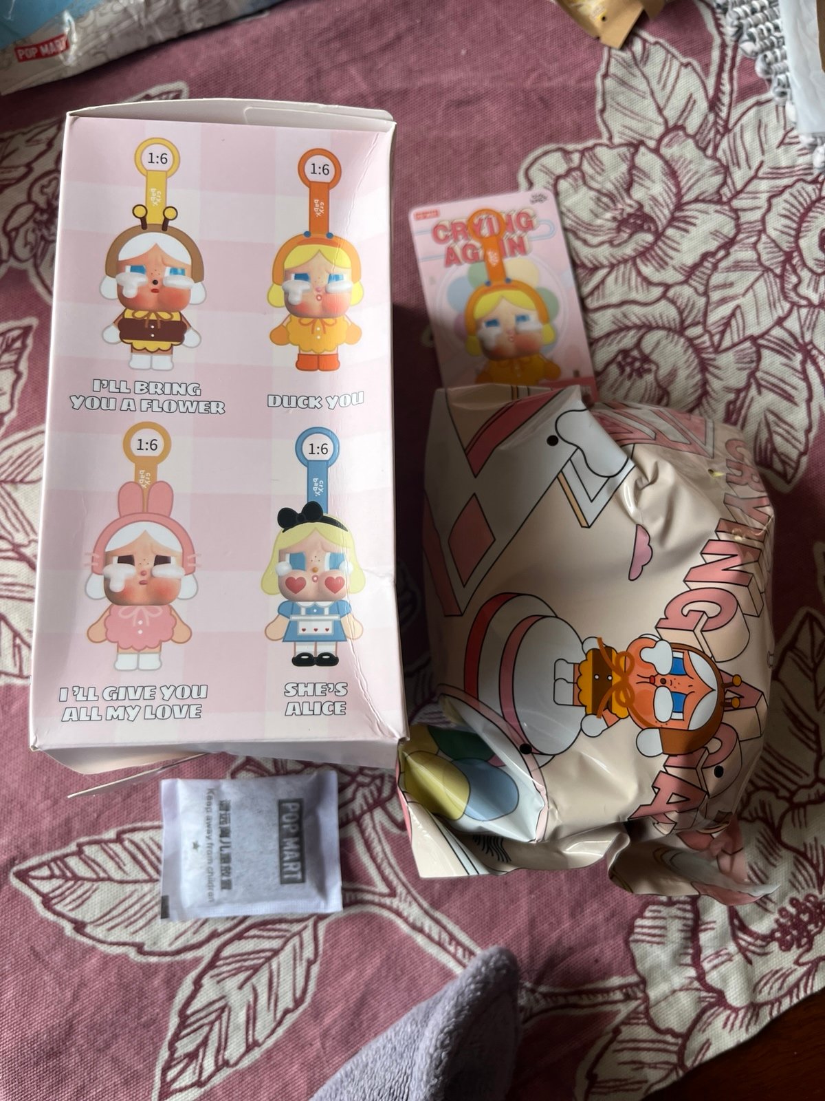 Pop Mart CRYBABY Crying again vinyl face plush “Duck you ”❤️—US Seller