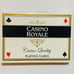 James Bond 007 Casino Royale Playing Cards (2 decks and chip)