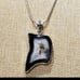 Men's Gorgeous Handmade Agate Geode Slice Gem 925 Long Necklace