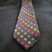 Jhane Barnes Fun Polka Dot Colorful Tie GUC 100% Silk
