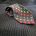 Jhane Barnes Fun Polka Dot Colorful Tie GUC 100% Silk