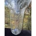 Etched Glass 12” Flared Top Glass Chimney Lamp Globe Candle Sconce Shade -S1