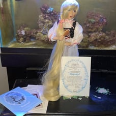 Limited edition Rapunzel, Heroine from the Fairytale Forest, porcelain doll