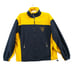 Cheneral Mens West Virginia Mountaineers Fleece Jacket Blue Yellow Small Vintage
