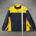 Cheneral Mens West Virginia Mountaineers Fleece Jacket Blue Yellow Small Vintage