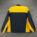 Cheneral Mens West Virginia Mountaineers Fleece Jacket Blue Yellow Small Vintage