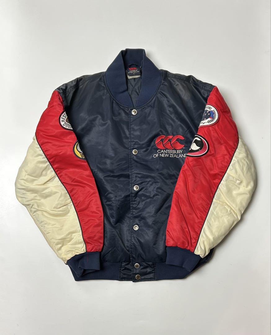 Canterbury Varsity Jacket Navy/Red/Ivory Full Decoration XL