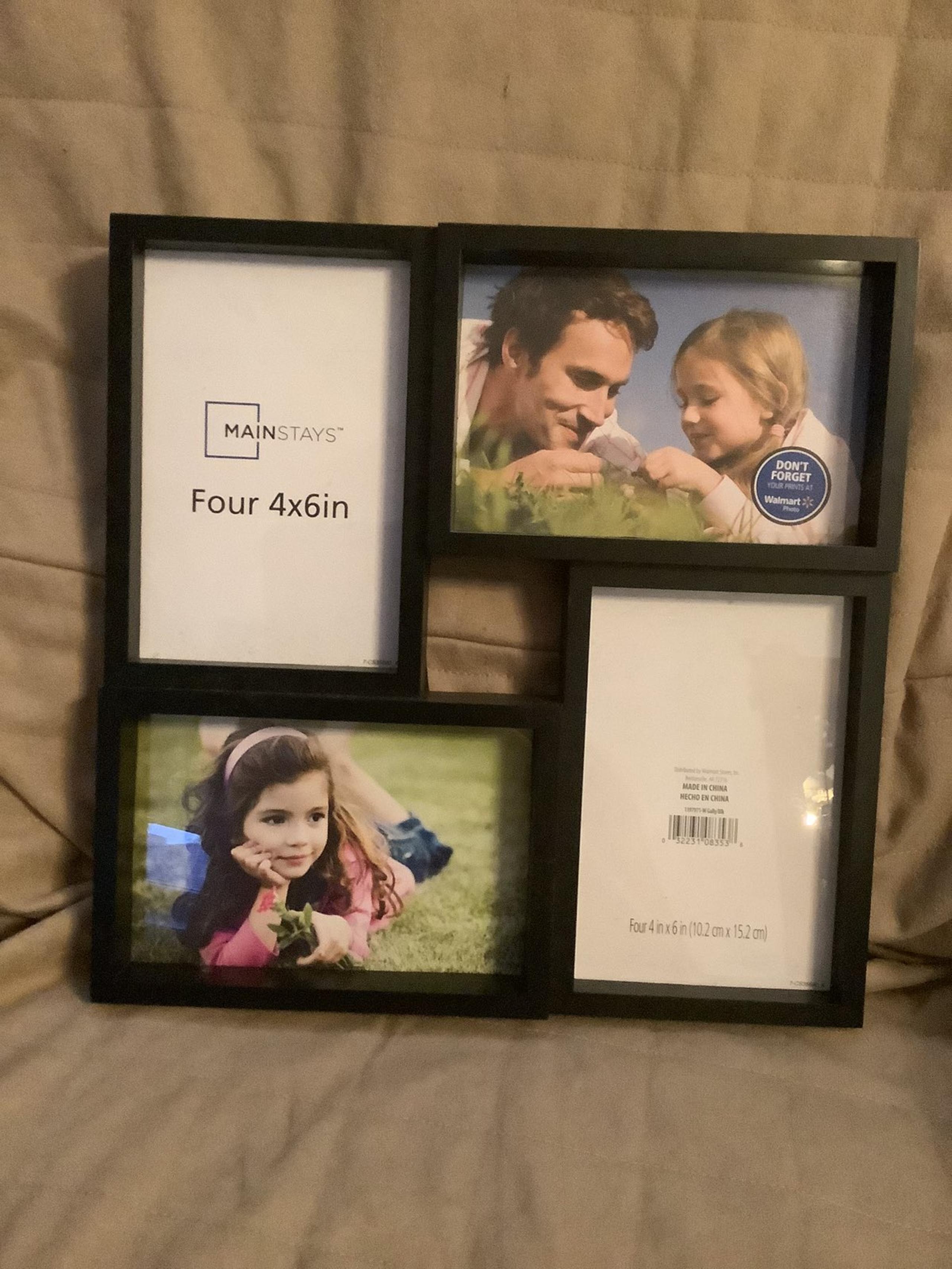 Brand new mainstays four frame picture frame 4x6