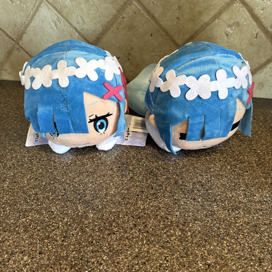 Re:Zero Starting Life in Another World Rem Plush Toys Set Of 2 Doll Sega