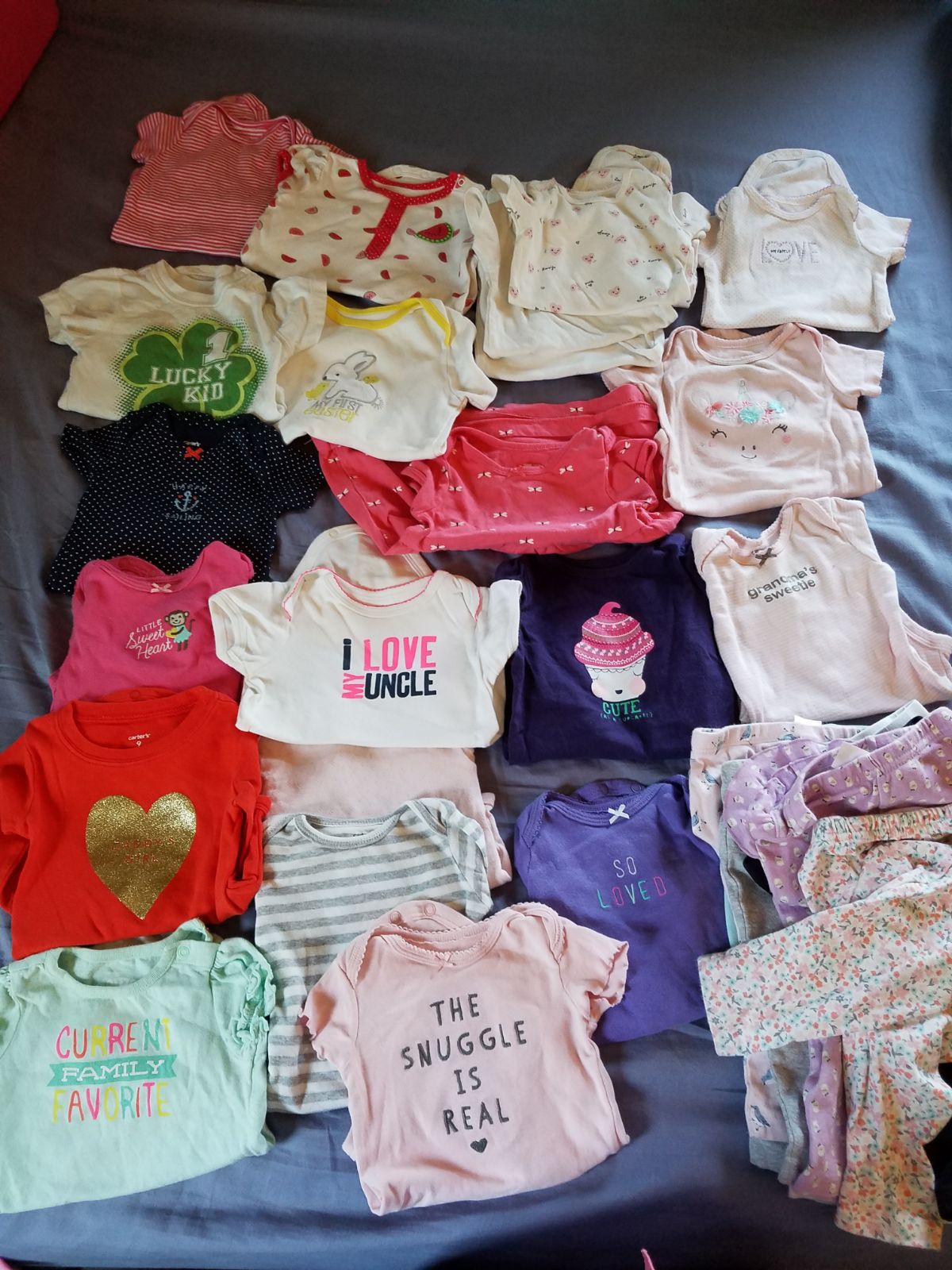 baby girl clothes 6-9, 9mo