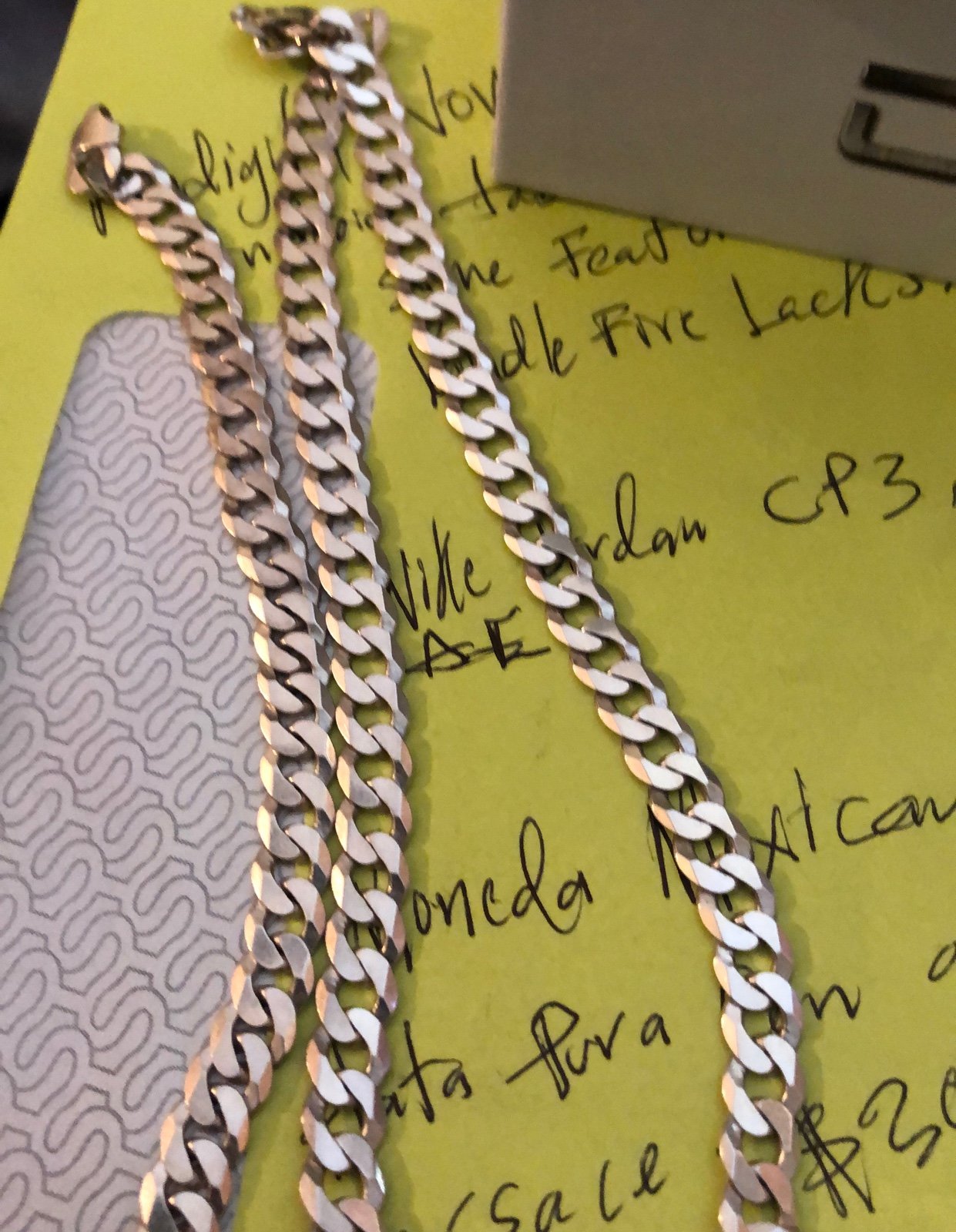 Brand new Italian silver chain nice and thick