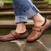 Anodyne No. 51 Classic Dress Shoes Size 7.5 Espresso Brown Comfort