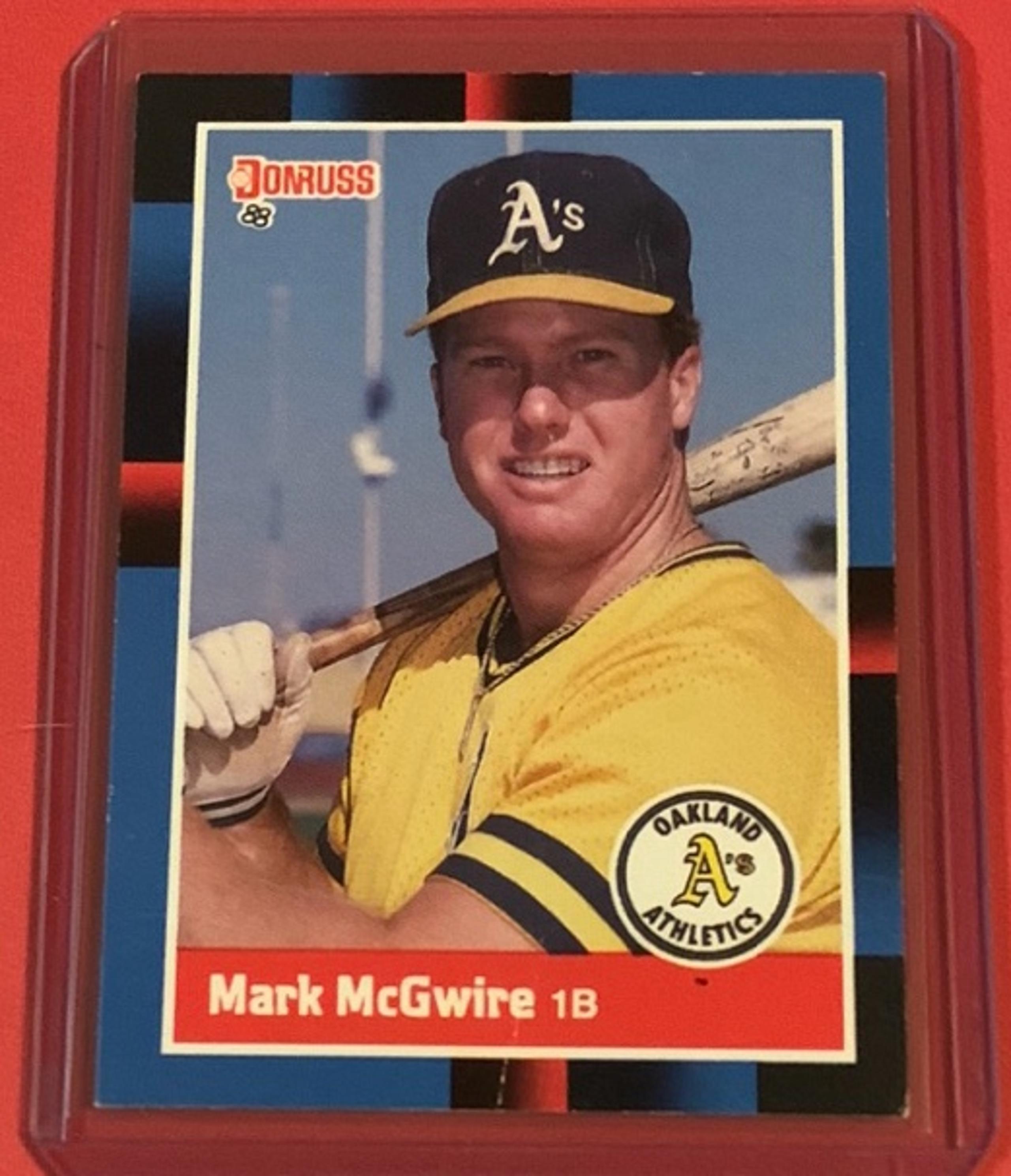 Mark McGwire #256 1988 Donruss Baseball Trading Card