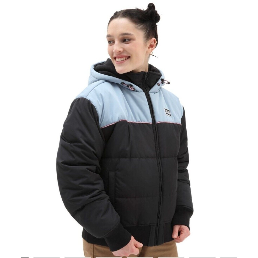 New Women's 2XS Vans Hard Rain MTE-1 Jacket Hoodie Winter Black Size XXs