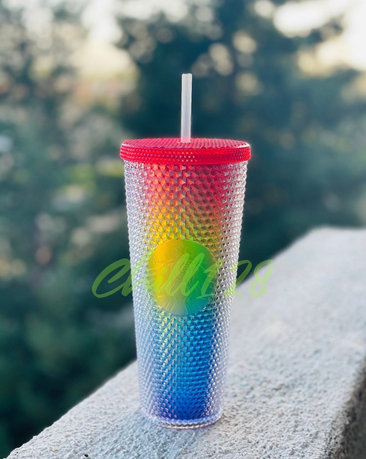 STARBUCKS RAINBOW STUDDED