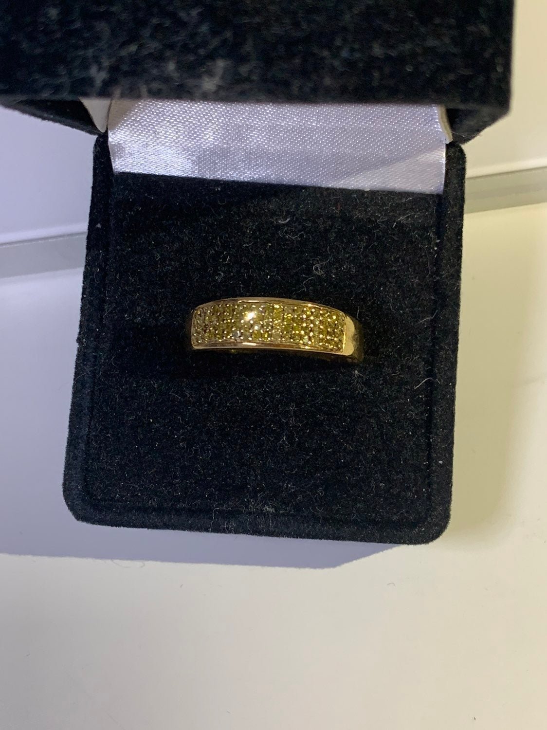 Diamond Ring .46 Ct Yellow SI Canary Diamonds