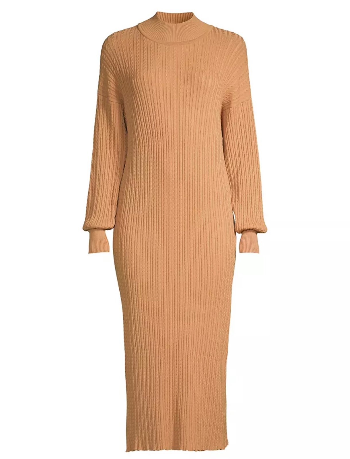 Misook Cable Knit Midi Dress XL
