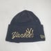 New Era MLB New York Yankees Gold Foil Cuff Knit Beanie Hat