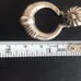 Authenic solid silver earrimgs Stamped