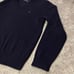 Polo Ralph Lauren Men’s Navy Blue 100% Lambswool V-Neck Sweater Size XL