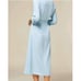 NEW Rachel Parcell Belted Ice Water Blue Midi Shirt Dress Womens Sz. 10 NWT 168