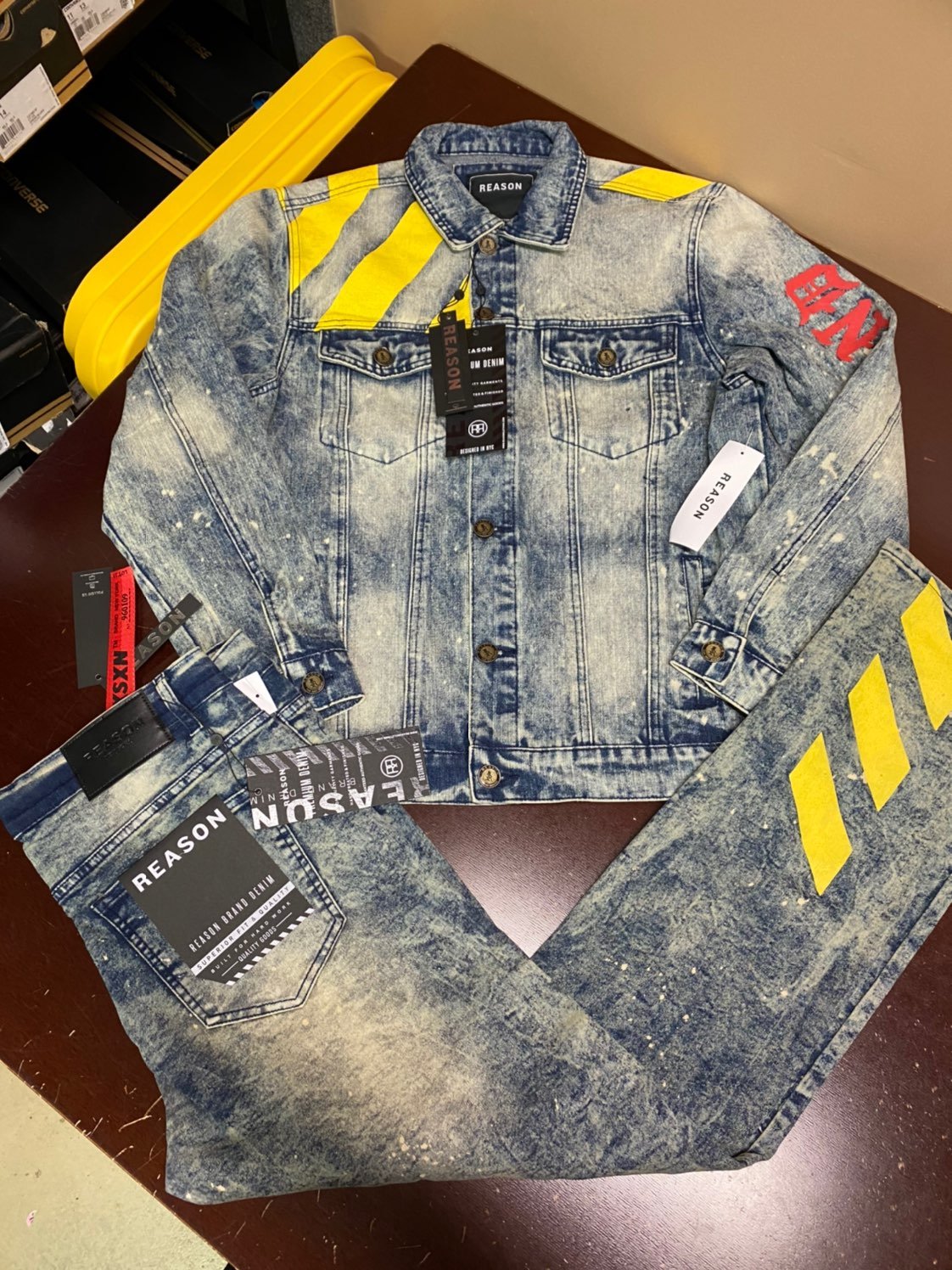Reason Clothing Caution Jacket L 38 W
