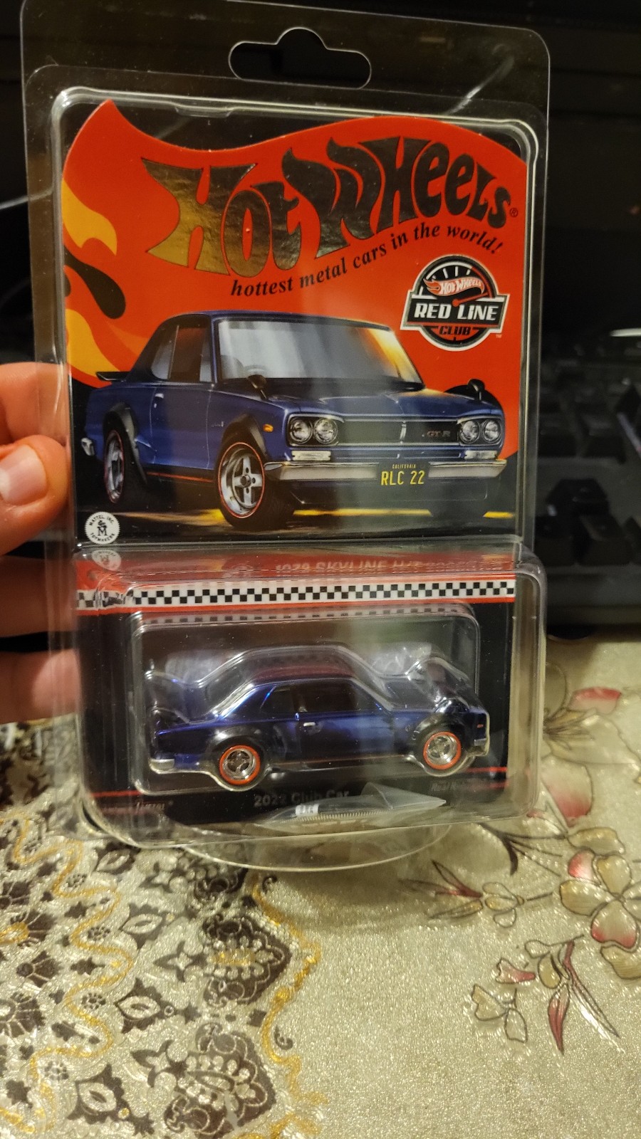 Hot Wheels RLC Exclusive Spectraflame Blue Skyline H/T 2000 GTR