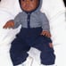 August Replica Reborn baby boy doll Christmas Bundle Ethnic, African American