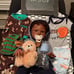 August Replica Reborn baby boy doll Christmas Bundle Ethnic, African American