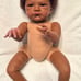 August Replica Reborn baby boy doll Christmas Bundle Ethnic, African American