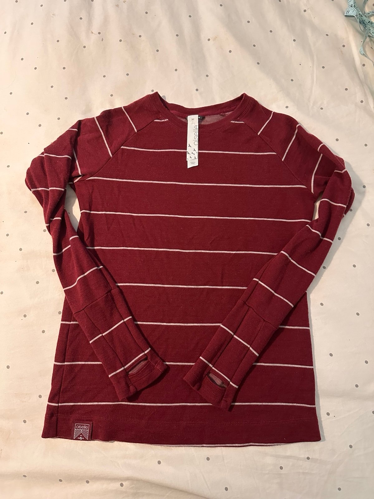 Oiselle Wazzie Wool Jacquard Long Sleeve Top