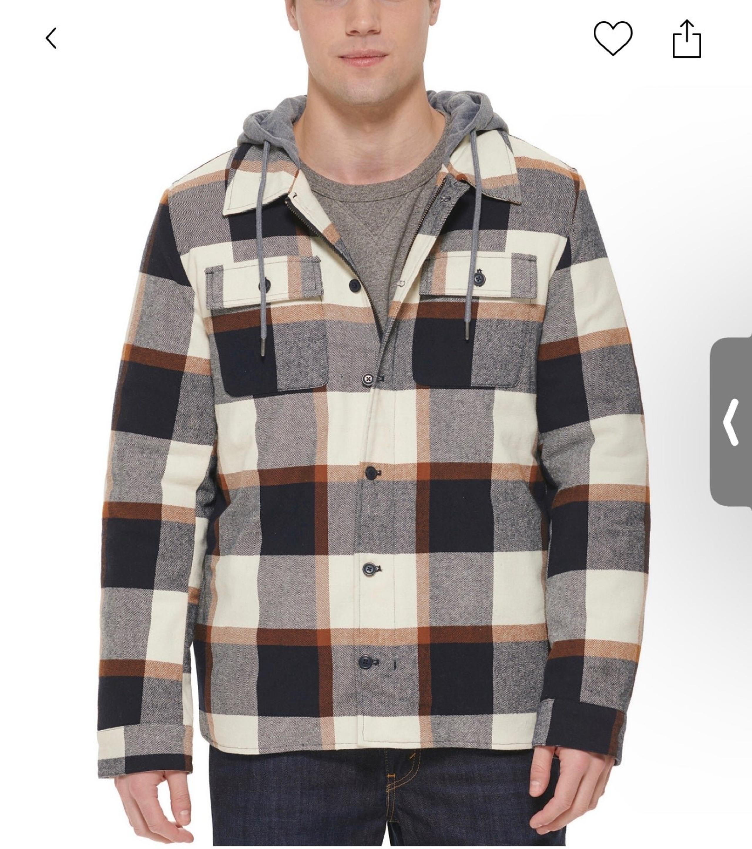 Levi's New! Men's Flannel Shirt Jacket BNWTS Retails $130.00 - Levi Strauss & Co.
