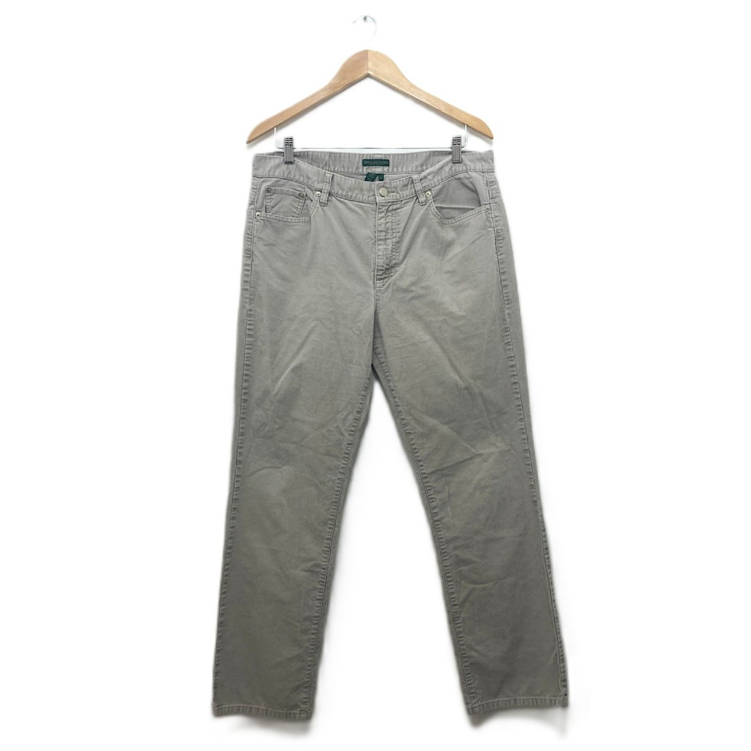 Ralph Lauren Jeans Co. Women's Beige Corduroy Pants Classic Straight Size 14