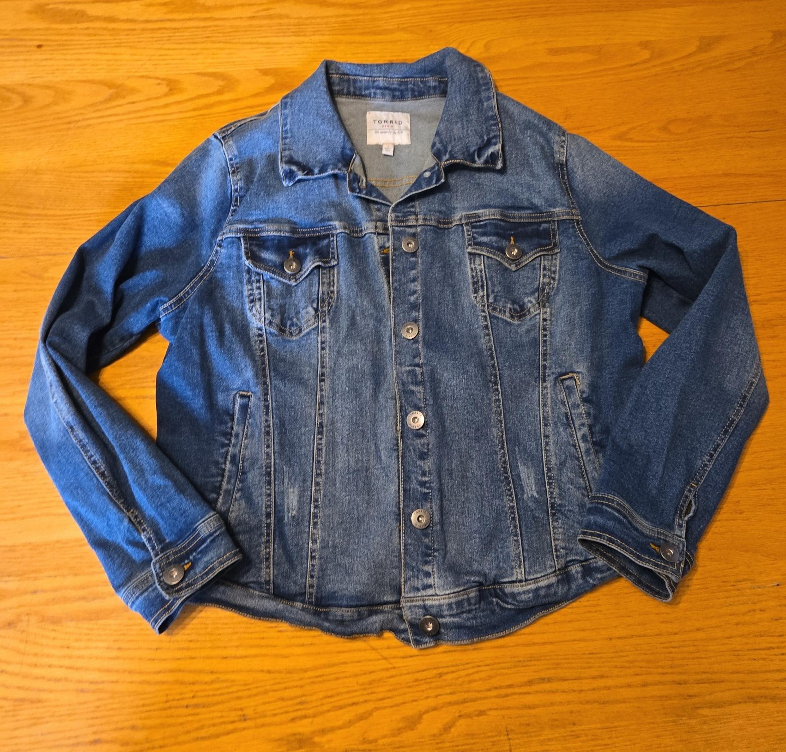 Womens torrid Jeans jacket size 1