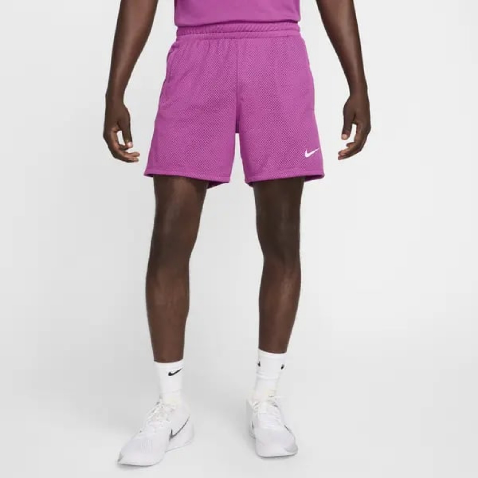 Nike Dri-Fit NikeCourt Slam Mesh Tennis Shorts FV4042-518 Size XL Purple