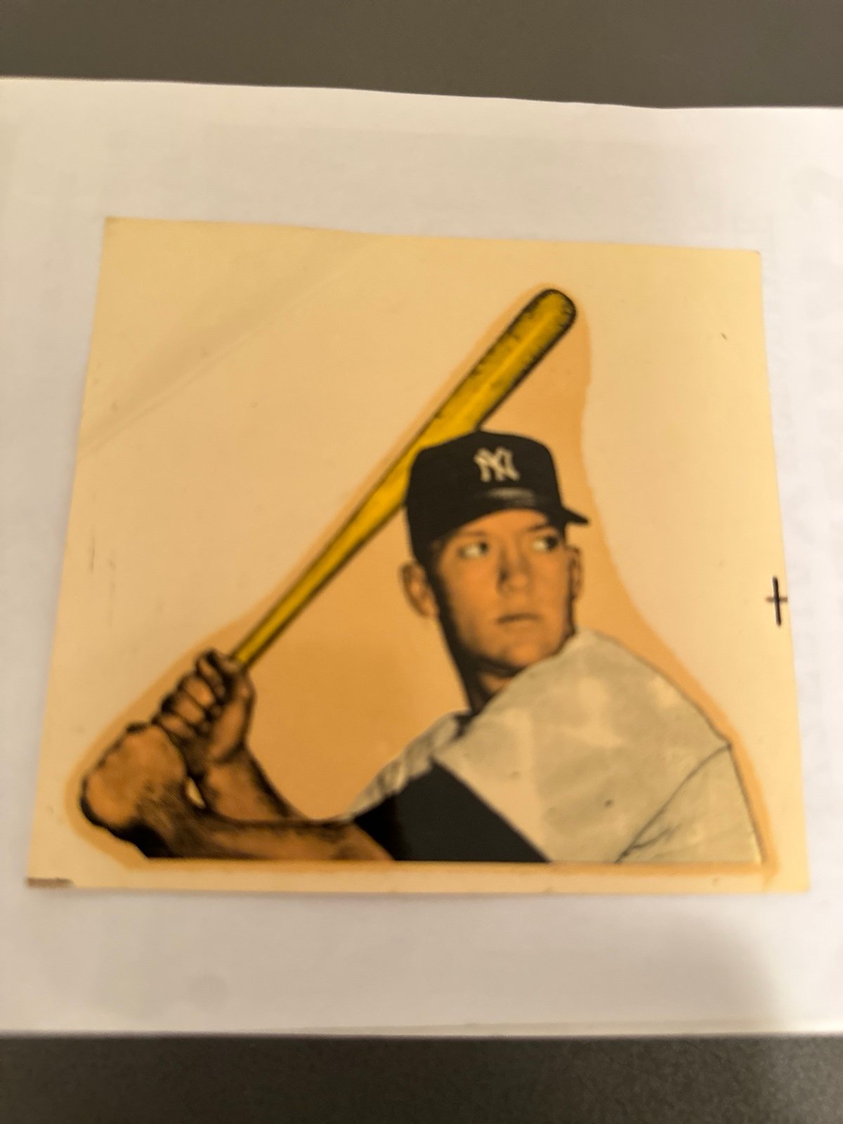 Mickey Mantle Mac Boy 1956 Decal