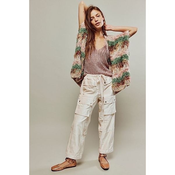 Free People Fairytale Knit Cocoon Kimono