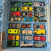 Vintage Matchbox carry case w/ 48 cars