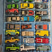 Vintage Matchbox carry case w/ 48 cars